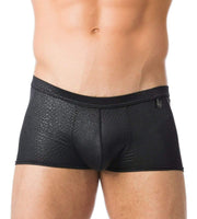 GREGG HOMME VENOM Boxer SnakeSkin Fabric Fashion Boxer Briefs Black 102505 4 - SexyMenUnderwear.com