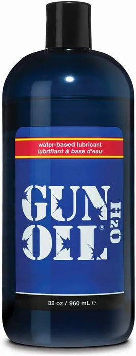GUN OIL H2O Lubricant Purified Water-Based Hypoallergenic 32oz LUH1 - SexyMenUnderwear.com