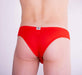 HIDDEN Bikini open bum shorty two piece combination Pouch White red 968 8 - SexyMenUnderwear.com