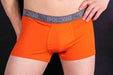 HOM Boxer Bussiness Cotton Men Underwear Orange 1 - SexyMenUnderwear.com