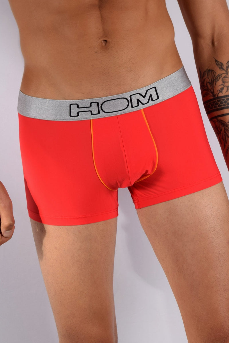 HOM Boxer Colorama Shorty Business Red 1 - SexyMenUnderwear.com