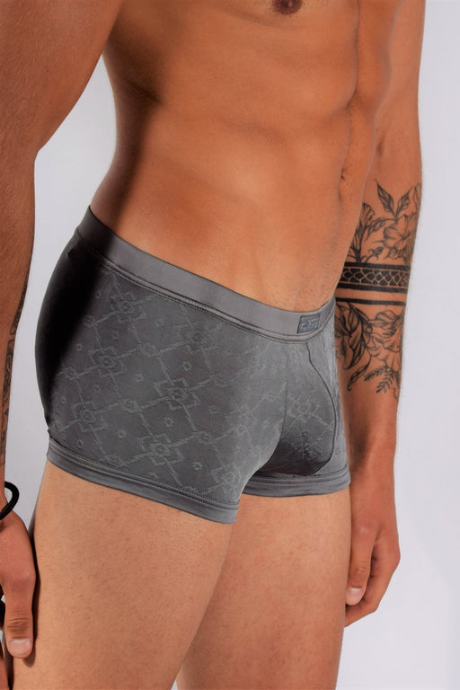 HOM Boxer Temptation Insider Grey Combo Viscose MEDIUM 1 - SexyMenUnderwear.com