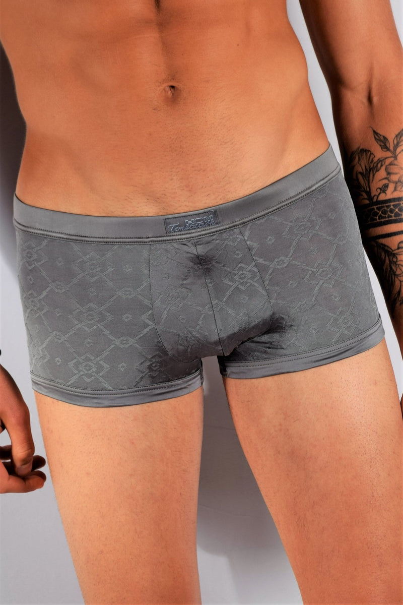 HOM Boxer Temptation Insider Grey Combo Viscose MEDIUM 1 - SexyMenUnderwear.com