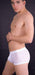 HOM Mens Boxer Temptation Delight White SMALL 2 - SexyMenUnderwear.com
