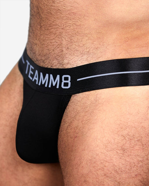 ICON Briefs TEAMM8 Micro-Modal Quick Dry Fabric Sport Brief Black 9 - SexyMenUnderwear.com