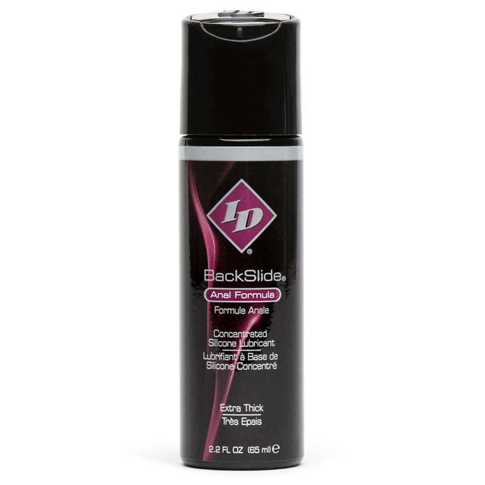 ID BackSlide Concentrated Silicone Lubricant Extra Thick Anal Formula 2.2oz /65ML - SexyMenUnderwear.com