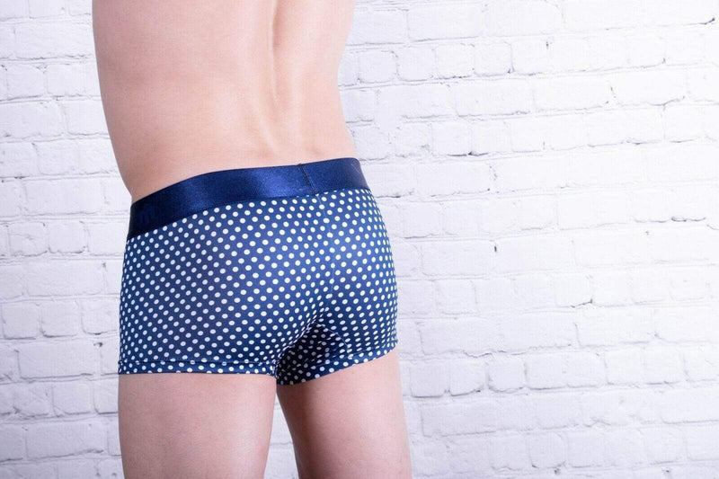 INTYMEN Boxer Mens Underwear Trunk Navy Ing053 MX2 - SexyMenUnderwear.com