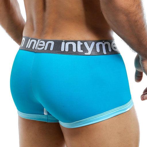 INTYMEN Boxer Trunk Turquoise ING057 MX2 - SexyMenUnderwear.com