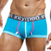 INTYMEN Boxer Trunk Turquoise ING057 MX2 - SexyMenUnderwear.com
