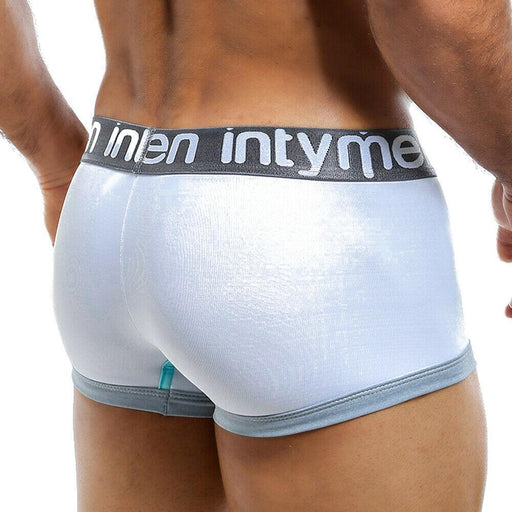 INTYMEN Ropa interior masculina Mens Sexy Boxer Homme White ING057 4 - SexyMenUnderwear.com