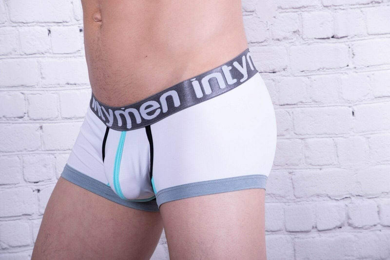 INTYMEN Ropa interior masculina Mens Sexy Boxer Homme White ING057 4 - SexyMenUnderwear.com