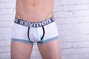 INTYMEN Ropa interior masculina Mens Sexy Boxer Homme White ING057 4 - SexyMenUnderwear.com