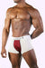 JJ Malibu Boxer Sports Breathable Mystery Maroon 1 - SexyMenUnderwear.com