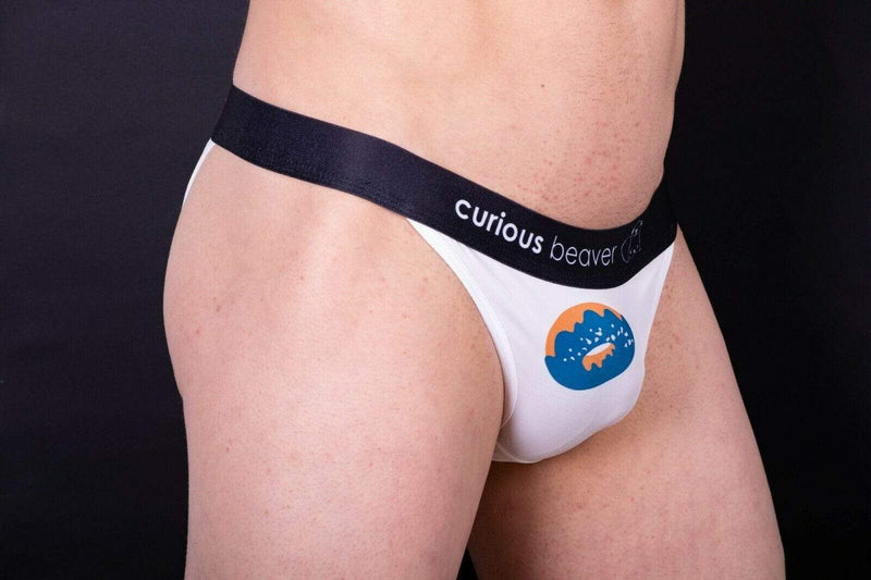 JJ Malibu Donuts WOMAN Brief Cut Sexy Emo Twink boy Curious Beavour 3 - SexyMenUnderwear.com