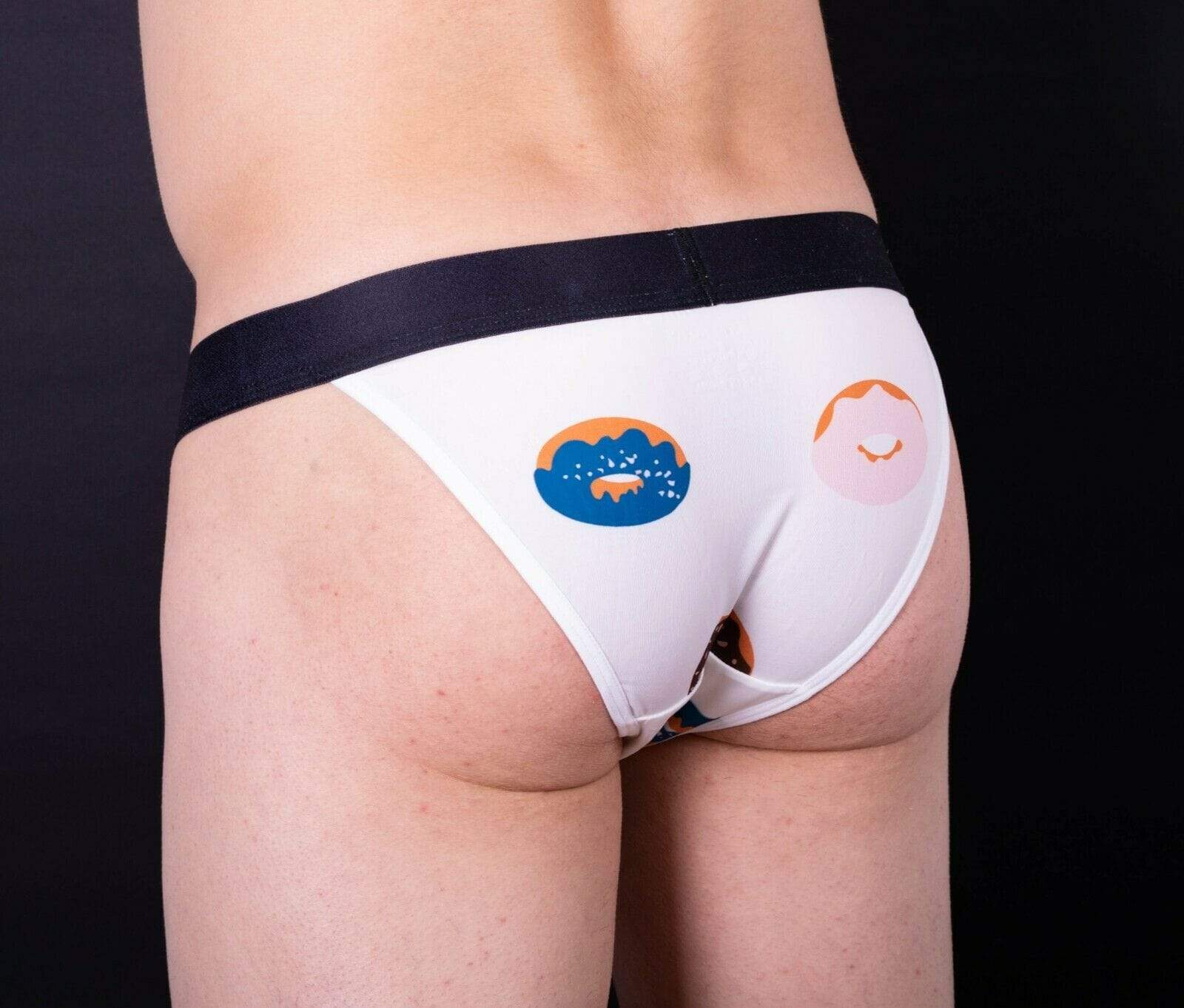 JJ Malibu Donuts WOMAN Brief Cut Sexy Emo Twink boy Curious Beavour 3 —  SexyMenUnderwear.com