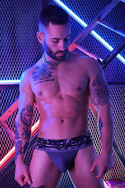 Jock ''BREEDWELL NEW-SCHOOL Classic Woven Jockstrap Camo-Grey 7 - SexyMenUnderwear.com