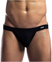 Jock Malebasics MOB Jockstrap Fetish Swim-Jock Lycra Black MBL101 1 - SexyMenUnderwear.com