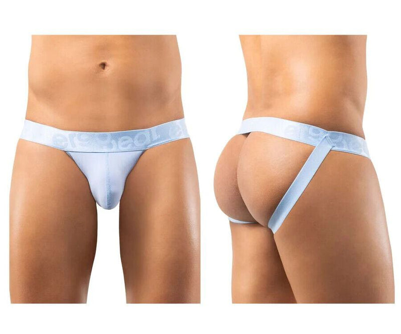 Jockstrap ErgoWear MAX XV Jock With Extra Soft Athletic Support Sky Blue 1191 33 - SexyMenUnderwear.com