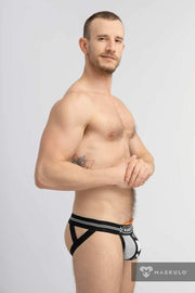 Jockstrap MASKULO Military Jockstraps With Lifter Gray JS163-93 17 - SexyMenUnderwear.com