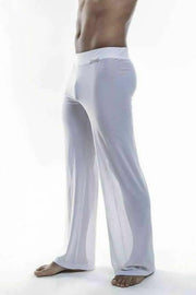 Joe Snyder Sexy Sweatpants Sheer Lounge Pants White Mesh JS30 3 - SexyMenUnderwear.com