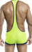 JOE SNYDER Singlet Wresling Bodysuit Bulge Singlets Neon Limon BUL10 1 - SexyMenUnderwear.com