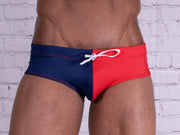 JOR Swimwear Verona Swim Brief Navy-Red 0758 2 - SexyMenUnderwear.com