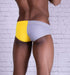 JOR Swimwear Verona Swim Brief Swimsuits Yellow-Grey 0758 2 - SexyMenUnderwear.com