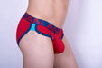 LARGE Andrew Christian Boxer Show-It Retro Pocket Boxers Red 91154 13 - SexyMenUnderwear.com