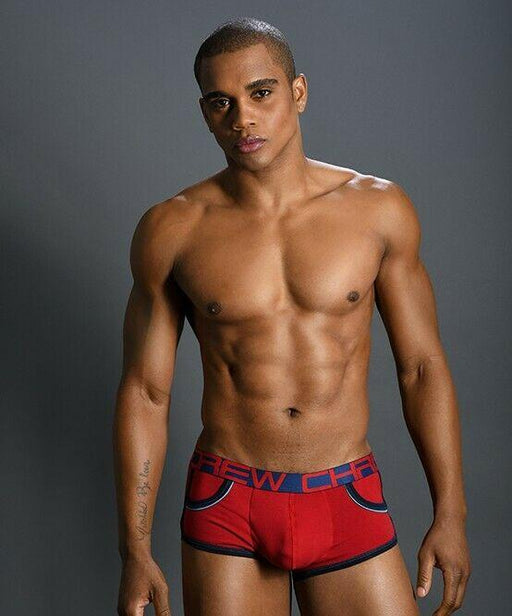 LARGE Andrew Christian Boxer Show-It Retro Pocket Boxers Red 91154 13 - SexyMenUnderwear.com