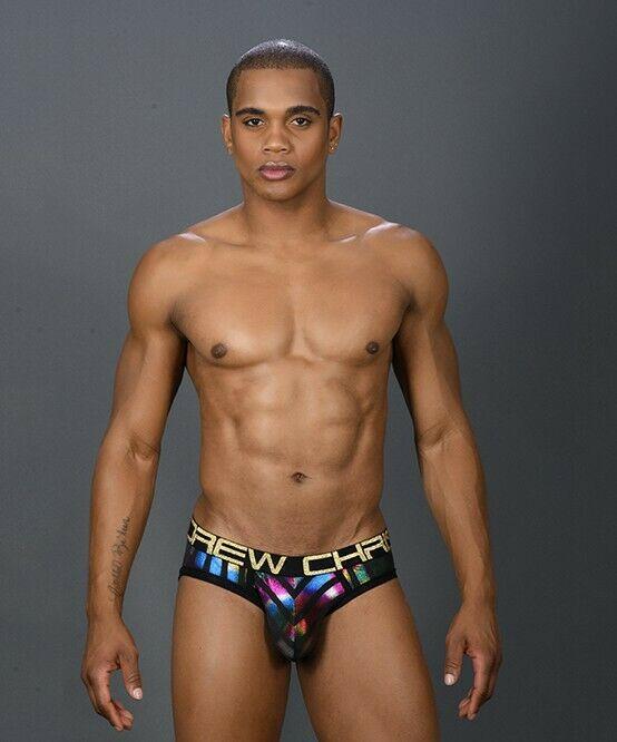 LARGE Andrew Christian Brief Prism Sexy Briefs Slip Almost Naked Multicolor 91223 6 - SexyMenUnderwear.com
