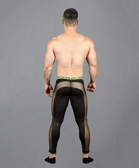 LARGE Andrew Christian Legging Homme Venom FU*R Quality Leggings 91203 57 - SexyMenUnderwear.com