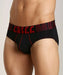 Large Briefs Gregg Homme Seducer Double Ply Brief Black & Red 110703 163 - SexyMenUnderwear.com