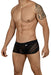 Large CandyMan Lace Mini Trunks Black 99444 7 - SexyMenUnderwear.com