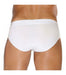 LARGE Casual White Briefs ''TOF PARIS" Alpha Slip Classic Cotton Jersey 30 - SexyMenUnderwear.com