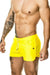 LARGE GIGO Swim Shorts Basic Mens Swimsuit Beachwear Maillot Yellow S03129 7 - SexyMenUnderwear.com