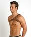 LARGE Gregg Homme Bonded Leather Harness Genuine Detach Straps Tan 150960 232 - SexyMenUnderwear.com