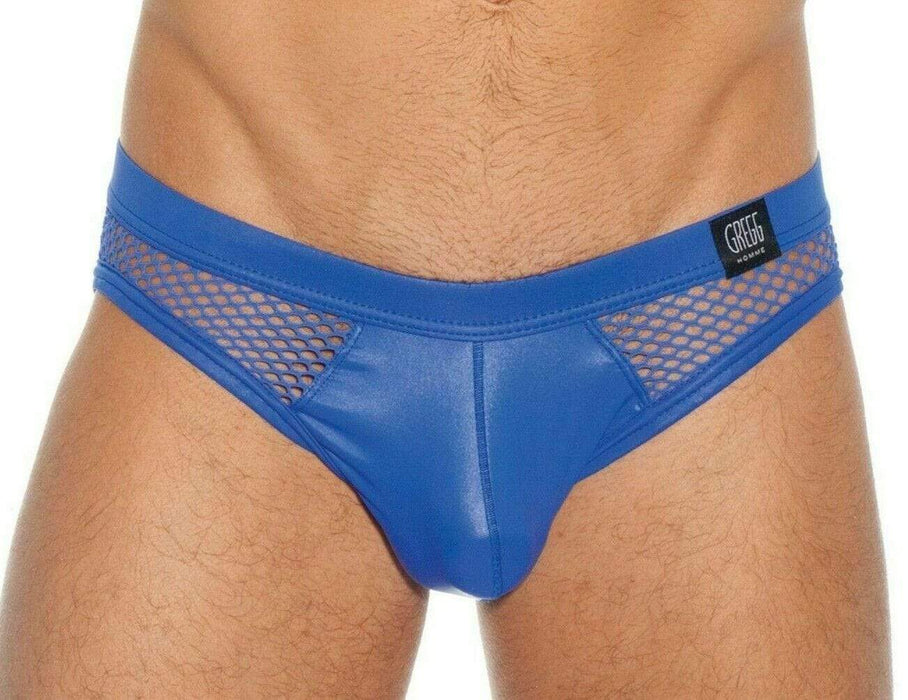 LARGE Gregg Homme Brief Beyond Doubt Mesh Sexy Slip Royal Large