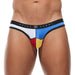 LARGE Gregg Homme Thong Colors Low-Rise Black 180504 70 - SexyMenUnderwear.com