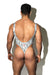 LARGE JJ MALIBU Singlet Tank Top Bodysuit OMG Stretchy Light-Weight Snake Print 2 - SexyMenUnderwear.com
