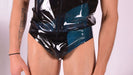 Large Jock POLYMORHE Latex Jockstrap Peacock Black UN-82M 8 - SexyMenUnderwear.com