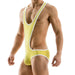 LARGE Modus Vivendi Singlet BodyWear Wresling suit lutteur Yellow 11281 18 - SexyMenUnderwear.com