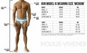 LARGE Modus Vivendi Swimwear Camo Swim-Short Swimsuit Blue S1723 38 - SexyMenUnderwear.com