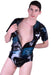 Large Polymorphe Latex Jockstrap And Zipped Shirt Rubber Suit Peacock 17 - SexyMenUnderwear.com
