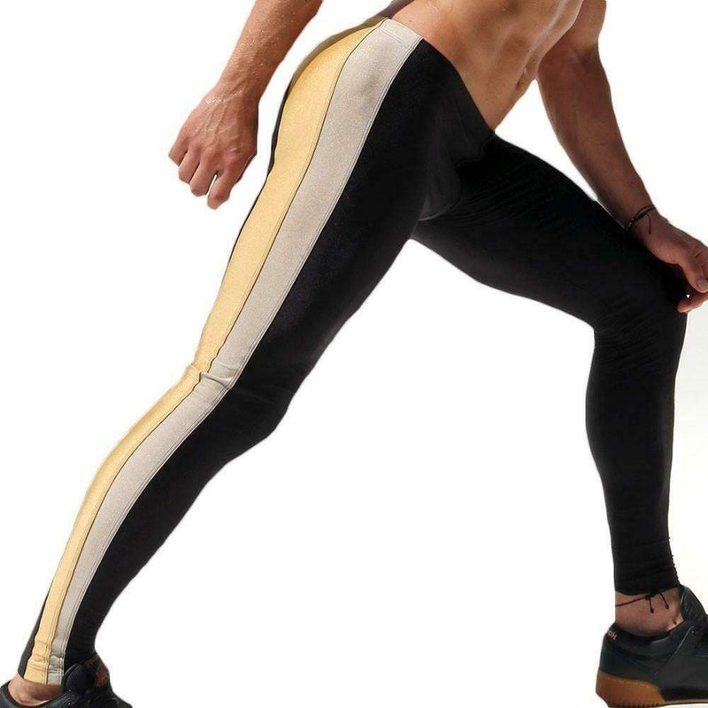 Large RUFSKIN Leggings Trophy Stretchy Cycling Running Legging Gold 8 - SexyMenUnderwear.com