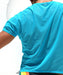LARGE RUFSKIN Shirt RENZO Cropped T-Shirt See-Through Stretch tulle Celeste 79 - SexyMenUnderwear.com