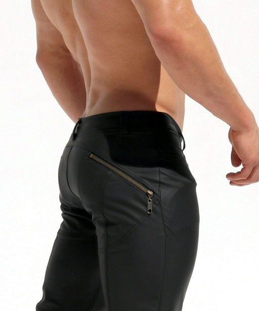 Large RUFSKIN Signature Lounge Pants Morrison Stretch Black Denim Matte - SexyMenUnderwear.com