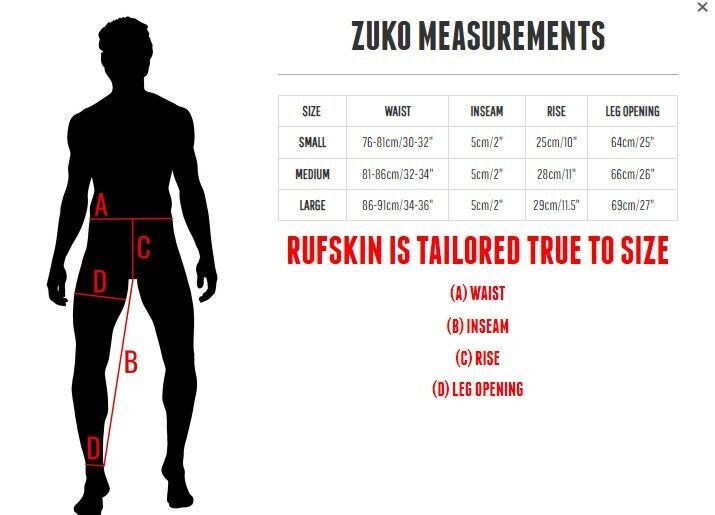LARGE RUFSKIN Swim Shorts ZUKO Ultra Lightweight Total Nylon Swimwear Sky Blue - SexyMenUnderwear.com