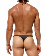 LARGE RUFSKIN Thong STREAM Premium Rayon Soft-Knit Army Contour Pouch 16 - SexyMenUnderwear.com
