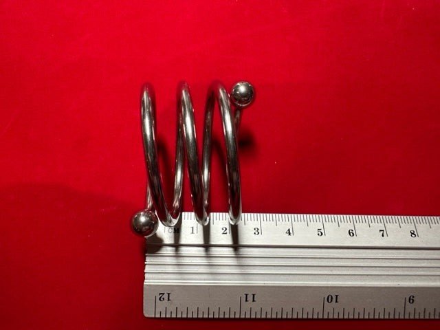 Large SMU Stainless Steel Coiled Ring Delay Chastity Cage 16530 T5 - SexyMenUnderwear.com