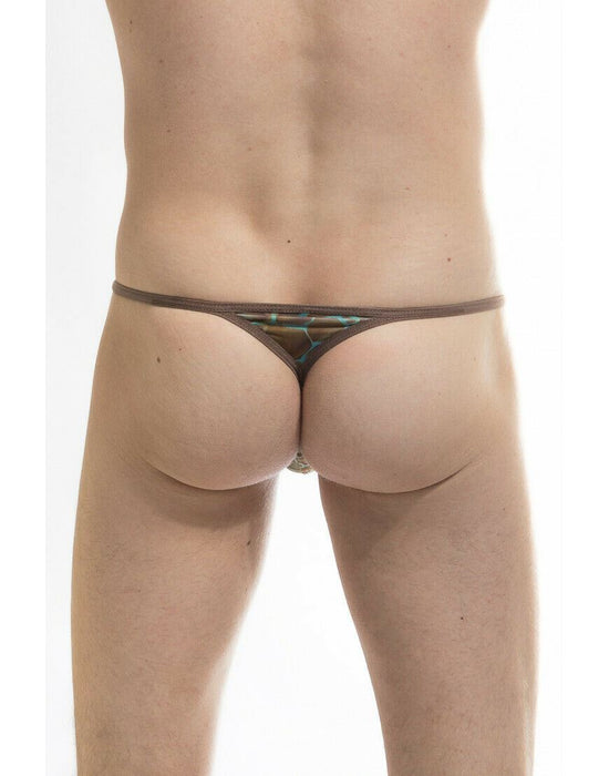 L'Homme Invisible G-String Striptease Detach Snaps Y-Back Thong Croco MY83-CRO 3 - SexyMenUnderwear.com